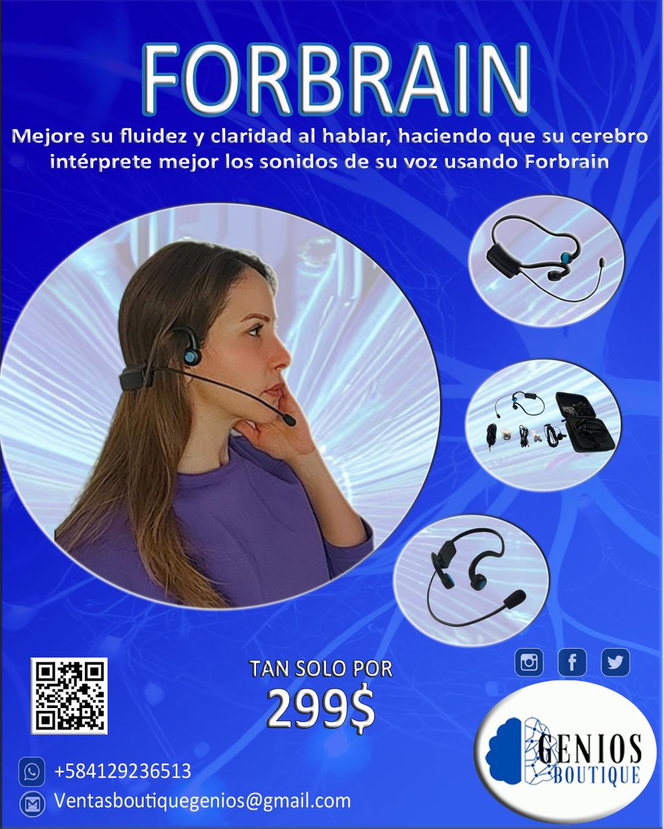 BoutiqueGenios's tweet photo. FORBRAIN® MAXIMIZA LAS HABILIDADES EN MATERIA DE LENGUAJE

https://t.co/wUgZ7evbWF

#APRENDIZAJE #CONFIANZA #PTPUBLICIDAD #GENIOSBOUTIQUE #VENTAS #RENDIMIENTO #TECNOLOGÍA #CEREBRO #BRAIN #DISCURSO #ATENCIÓN #MEMORIA #NATURAL #SALUD  #AUDIO #DESARROLLO #EXPERTO https://t.co/MvF0sVfjsK