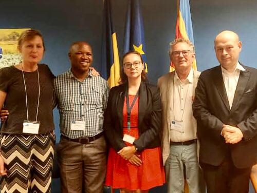 EUinEswatini's tweet photo. EU Ambassador Dessislava Choumelova met with Peter Lyngse and Annette Larsen, Danish Social Democrats, Mbongiseni Shabangu, Int Relations & Cooperation of #SWADEPA, twinned with the ruling Danish #political party @SpolitikEU #dialogue https://t.co/ZuC60WJiWZ