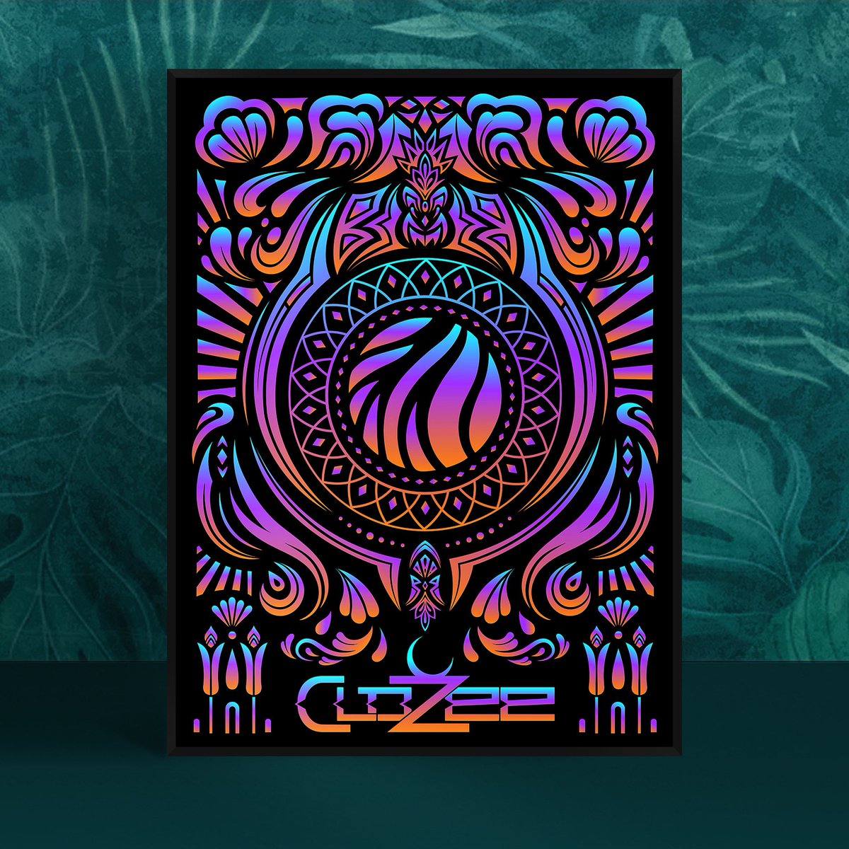 wubba_duck's tweet photo. Cooked up a colorful Clozee poster 🌿✨ 
IG:@paige_the_creat0r https://t.co/uvtYSCVqLq