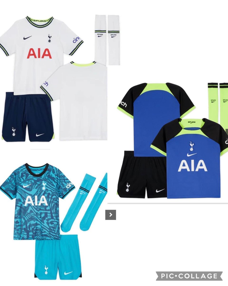 HWFootballShirt's tweet photo. North London Teams in stock &amp; ready for next day delivery £20 each ON OUR PAYDAY DEAL

All 22/23 season #THFC &amp; #AFC kits are available full kits with socks 

Ages 5/6, 6/7, 7/8, 8/9, 9/10, 10/11, 11/12, 12/13 &amp; 13/14 available 

MESSAGE TO ORDER - WE TAKE PAYPAL OR BANK TRANSFER https://t.co/GZp8gCdhtk