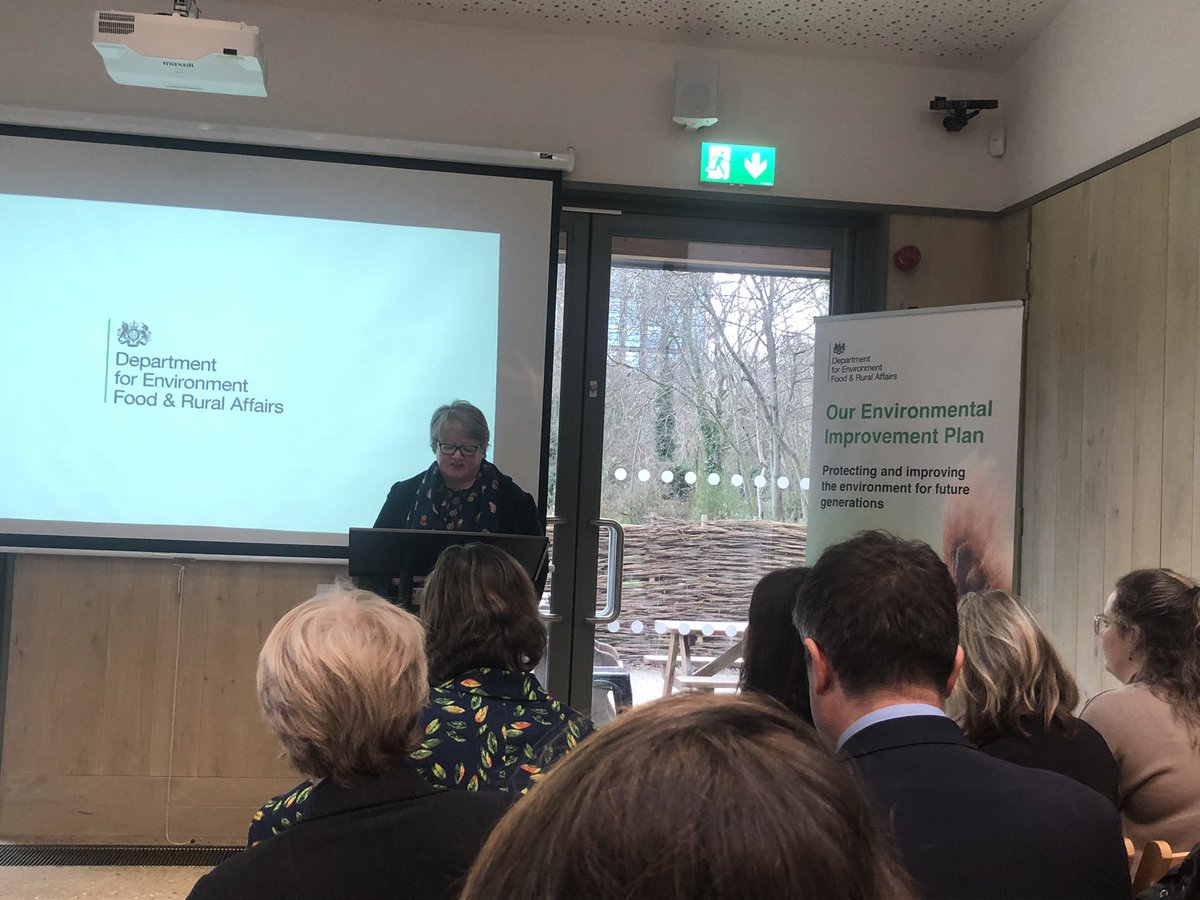 'There is no solution to climate change without protecting nature”. @theresecoffey on the #EnvironmentImprovementPlan. She spoke about embedding nature in every decision the Govt takes. Will this happen in decisions on the #LevellingUp Bill and #RetainedEULaw Bill? @BCT_