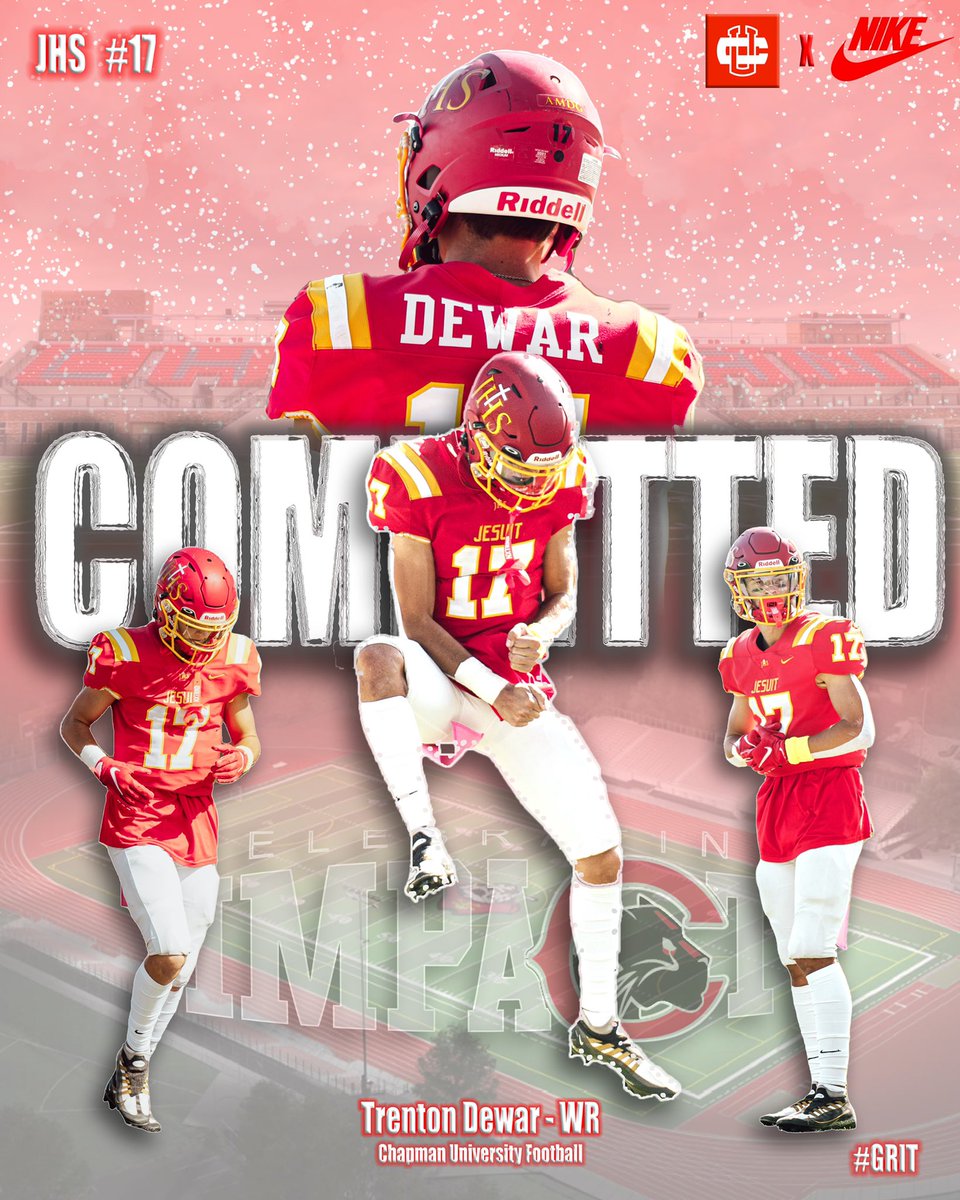 I want to thank God, my family, and coaches for making everything possible. I’m excited to be committed to Chapman University. Go Panthers 🔴⚫️⚪️.
<a href="/Chapman_Fb/">Chapman University Football</a> <a href="/Coach_MikeLahey/">Mike Lahey</a> @coachshine99