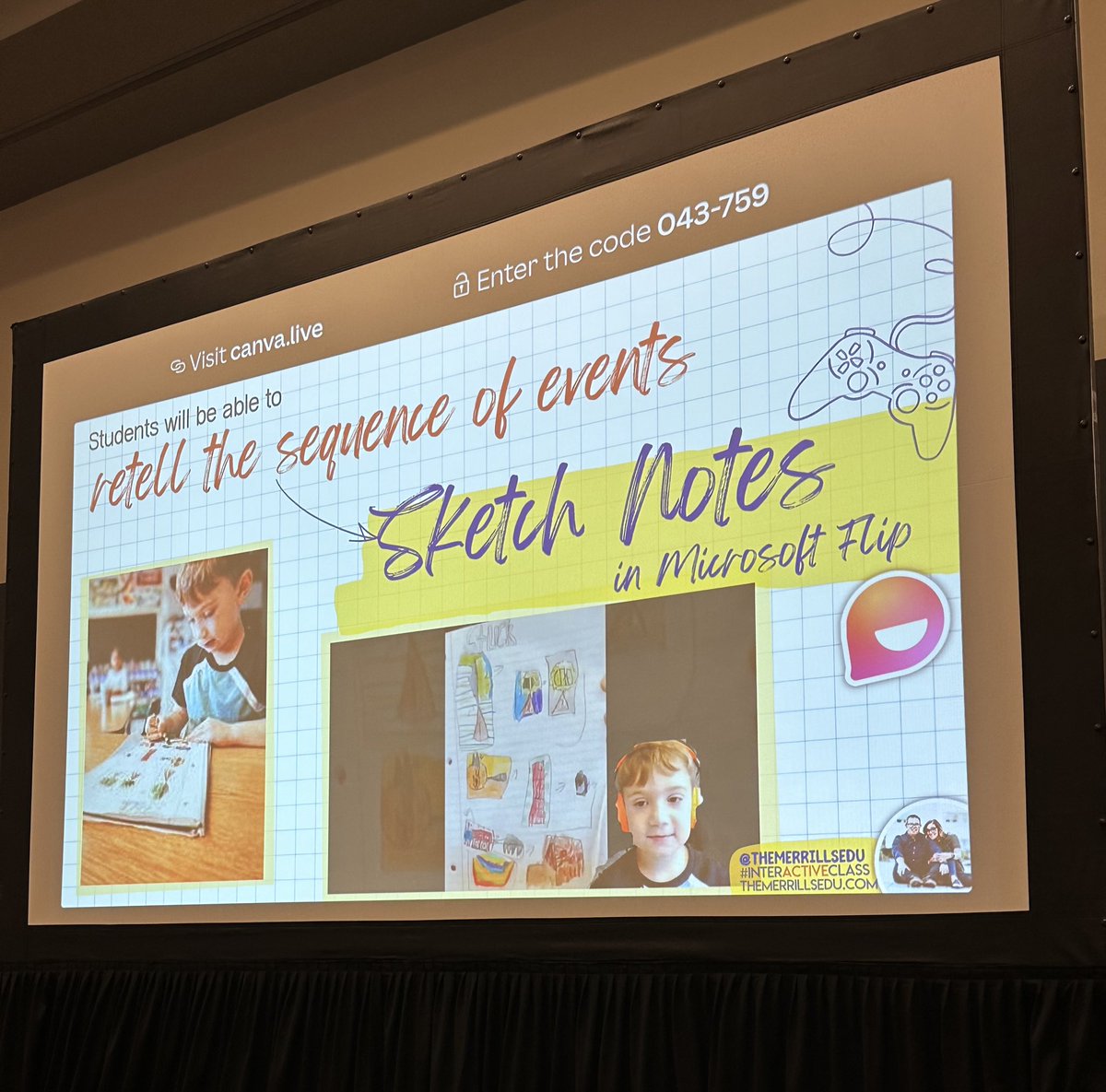 Day 2 at #TCEA23 ✌️

ALWAYS love learning from @themerrillsedu! They have endless innovative + MEANINGFUL learning ideas for @MicrosoftFlip @canva @BookCreatorApp @DoInkTweets + more👏