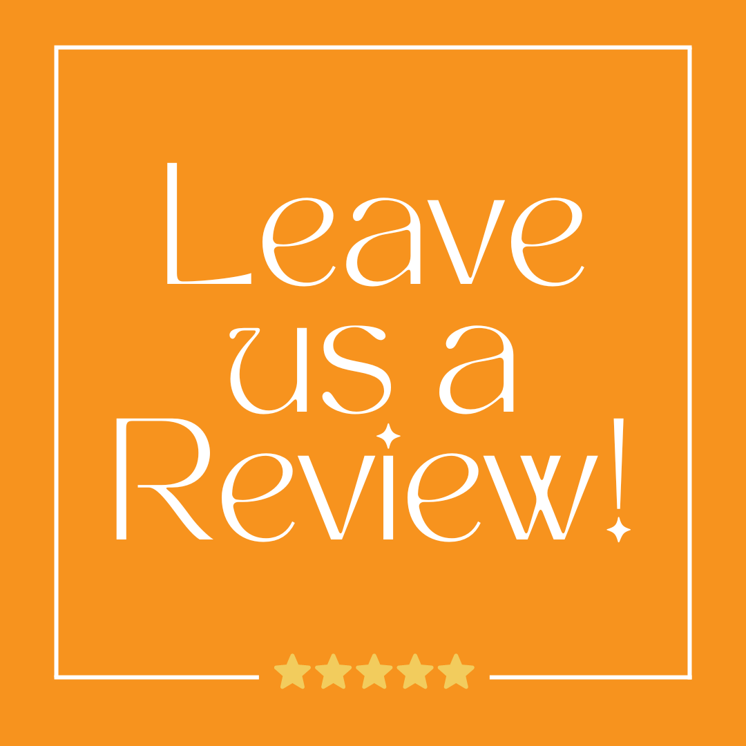 Let us know how we're doing - leave us a review today! 😊
