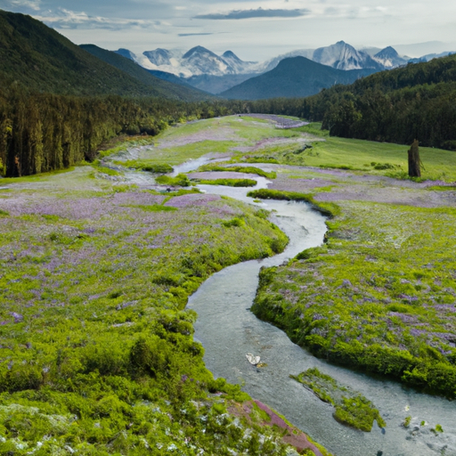 DevAsService's tweet photo. "An expansive view of a river winding through a lush, green valley carpeted with wildflowers, with snow-capped mountains in the background."

Try it yourself at 👉https://t.co/hdQQrVKwqQ

#dalle #aiart #imaginator #stablediffusionart #stablediffusion #StableDiffusion2 https://t.co/tIJmk6uBQQ