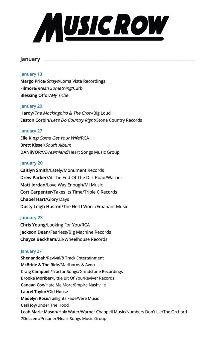 heartsongsmg's tweet photo. What a great month on @MusicRow! Congrats to @daniivory and @7descentband on a successful debut! ✨⬇️ https://t.co/HoKd1b2Qeo