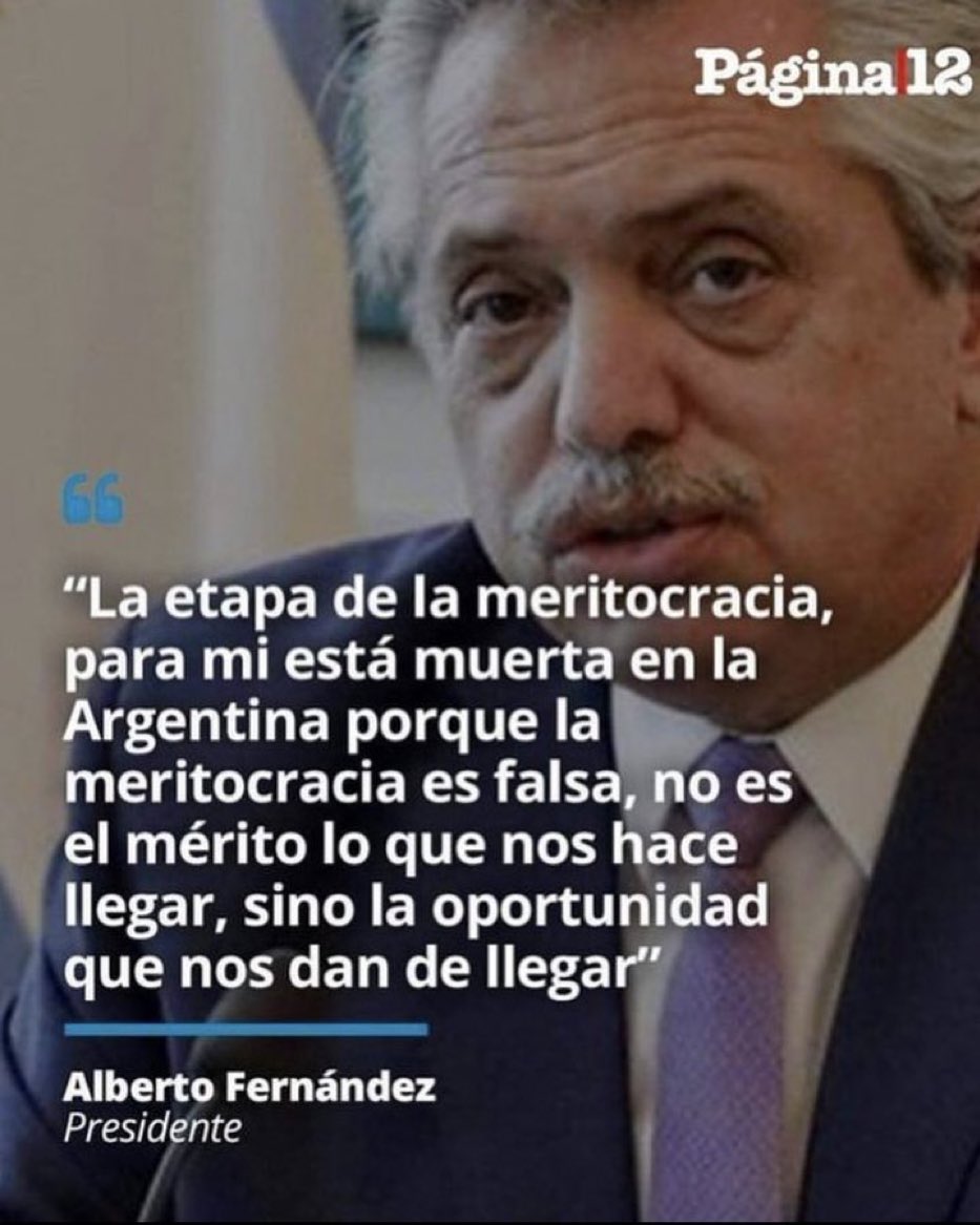 neuroblues7's tweet photo. Te deseo que cuando tengas que operarte de algo, no te opere el más formado de los cirujanos, deseo que te opere el chanta que se recibió con promedio 4 pero consiguió el cargo en el hospital por ser amigo de un dirigente de la Campora. Vamos a ver si crees en meritocracia o no. https://t.co/jOqH44SSfv