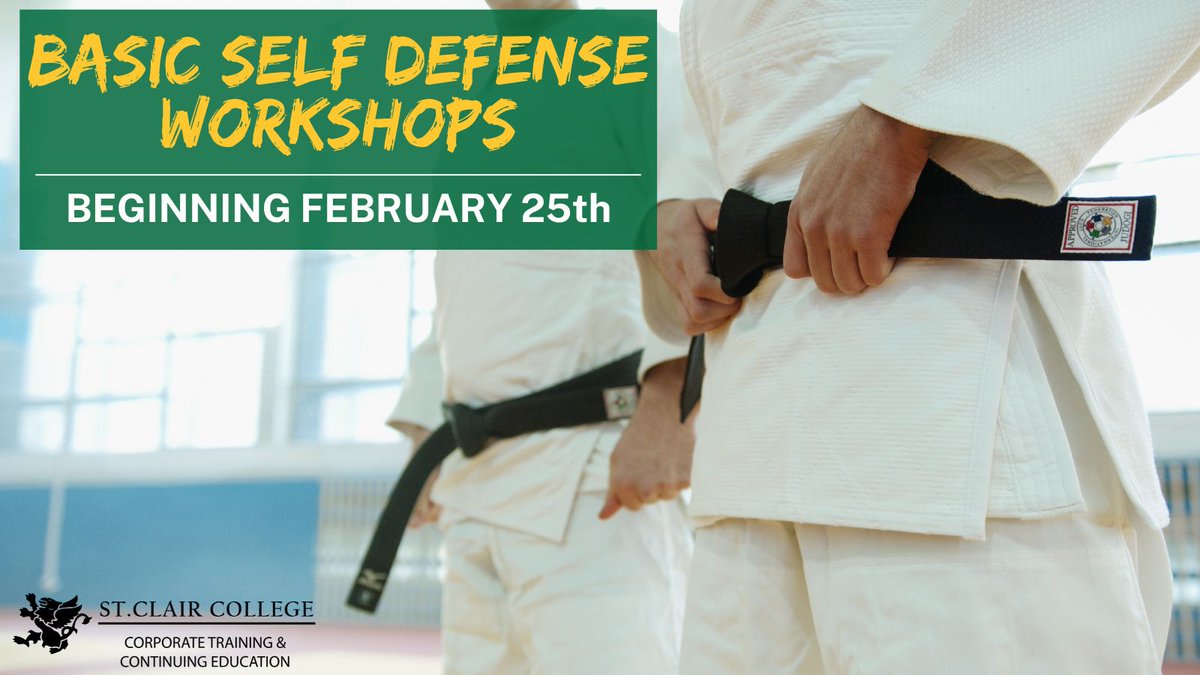 Our Basic Self Defense workshops will build self-confidence, self-discipline and focus on introducing concepts and basic techniques that any adult can use to keep safe.

Learn more and register today:
bit.ly/3BlHUko