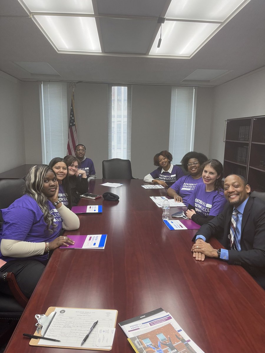 CrysRCharles's tweet photo. Honored to be a group lead for #FYSA #FYSCI Advocacy Day! New York is a state that supports #highereducation #highered for our students, including those with a #fostercare background. Let’s see $10 million in this year’s budget for this life-changing program! https://t.co/ix7uP7eZoQ