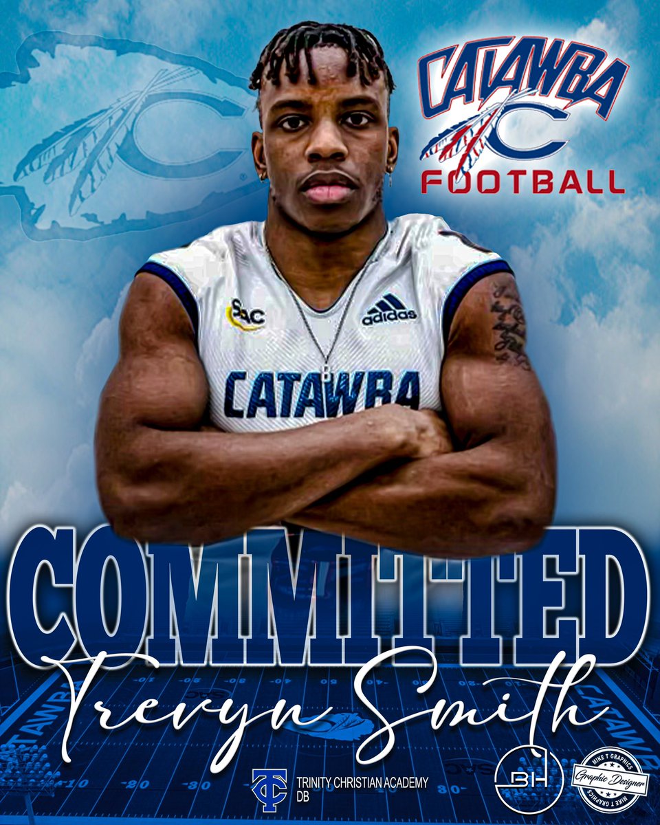 BH Recruiting Assistance (@recruitingbh) on Twitter photo Congrats to <a href="/TC_Jax_Football/">TrinityChristianFB</a> DB <a href="/TrevynSmith23/">Trevyn Smith⚡</a> on his commitment to <a href="/CatawbaFootball/">Catawba Football</a>‼️ Congrats to <a href="/TC_Jax_Football/">TrinityChristianFB</a> DB <a href="/TrevynSmith23/">Trevyn Smith⚡</a> on his commitment to <a href="/CatawbaFootball/">Catawba Football</a>‼️