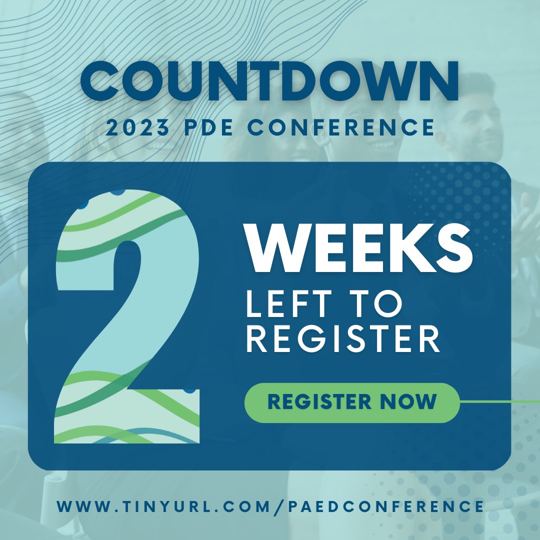 PaTTAN on Twitter "There are two weeks left to register for the 2023