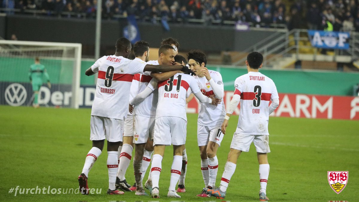 VfB's tweet image. JAAAAAAAAAAA!!!

#VfB | #SCPVfB 1:2 | #dfbpokal