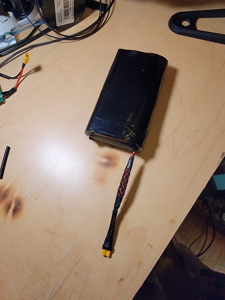 This was a lot harder to put together than I thought it would be!

9Ah 5v battery pack with XT30 connector