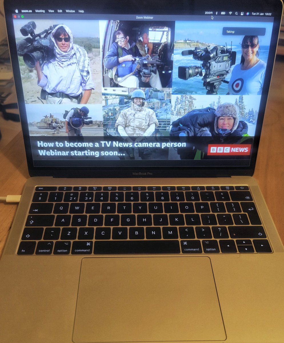 A regular question during STEM activities is "how do I get started"? The answer is go speak to someone who is doing the job you want. An inspiring and fascinating insight to the life of a news camera operator this evening from <a href="/juleslenshen/">Julie Ritson</a> Apprenticeships are highly recommended!