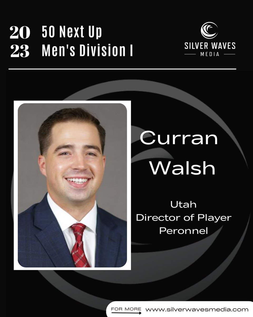 SilverWaveMedia's tweet photo. Congratulations to Curran Walsh of Utah on being named to the 50 Next Up List.

@curran_walsh    

https://t.co/IeuKyN1Ovv https://t.co/btSRxzPTsm