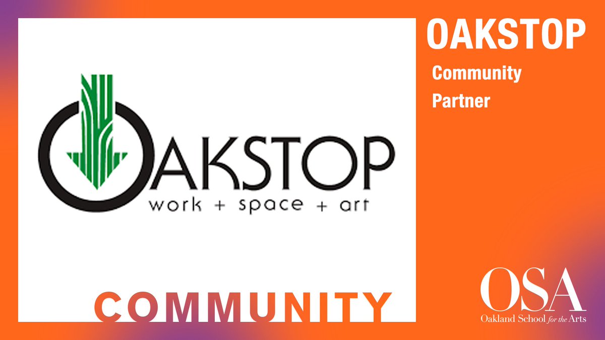 We would like to give a shoutout to one of our beloved community partners, <a href="/Oakstop_/">Oakstop</a> Grateful for their beautiful event &amp; co-working spaces &amp; art galleries for our community.  Partners like this help the arts community thrive in Oakland!
