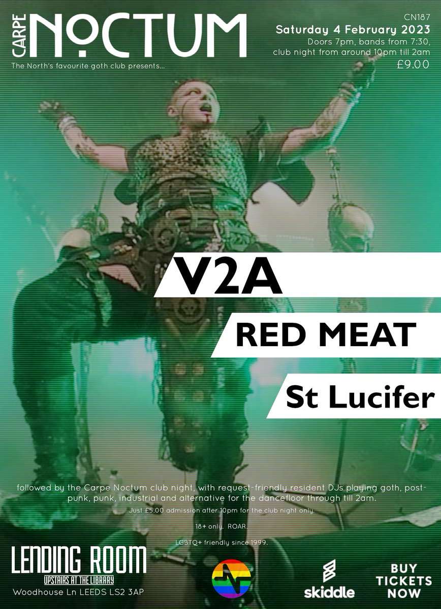 gothupnorth (@gothupnorth) on Twitter photo This Saturday! with #v2a <a href="/dedpxlRhys/">The Reddest Meat</a> <a href="/StLuciferLive/">ST LUCIFER</a> - tickets from skiddle.com/e/36250638
#leeds #industrial #goth #postpunk #livemusic This Saturday! with #v2a <a href="/dedpxlRhys/">The Reddest Meat</a> <a href="/StLuciferLive/">ST LUCIFER</a> - tickets from skiddle.com/e/36250638
#leeds #industrial #goth #postpunk #livemusic