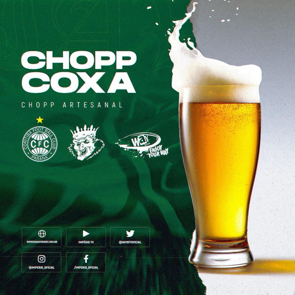 iav1977oficial's tweet photo. PARCERIA WAY BEER
Chopp COXA na bancada.
Pilsen: R$ 15,00.
Compre e fortaleça a torcida 🍻🇳🇬
#choppcoxa #coritiba #imperioalviverde #coxa #coxadoido #waybeer #coutopereira https://t.co/nFf7NkaLtS