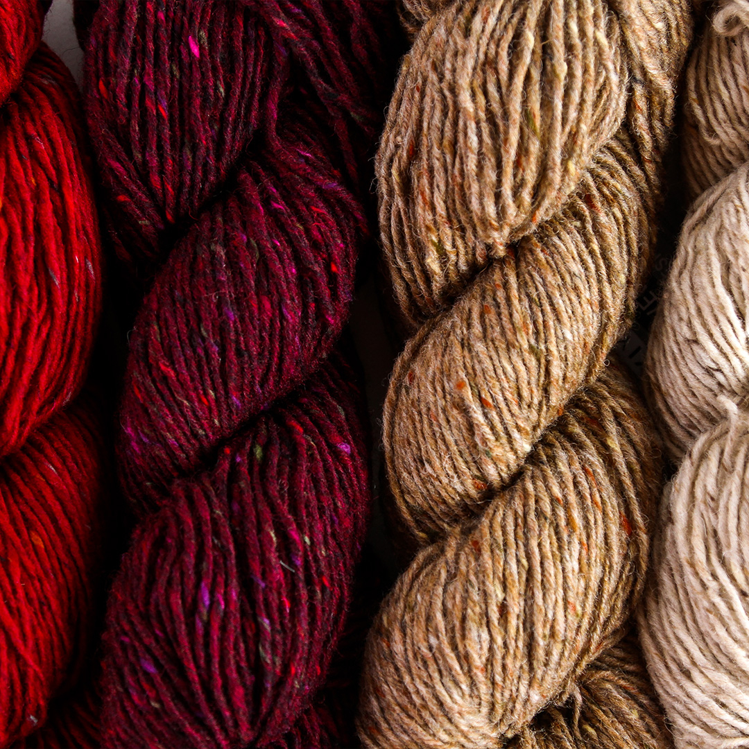 Donegal Tweed is a classic Irish wool yarn. Gorgeous flecks of color add an unmatched beauty to this #yarn. #Knitters, #crocheters, &amp; crafters of all kinds have been using it for decades to make amazing handmade items. What would you do with it? bit.ly/TYDTweed