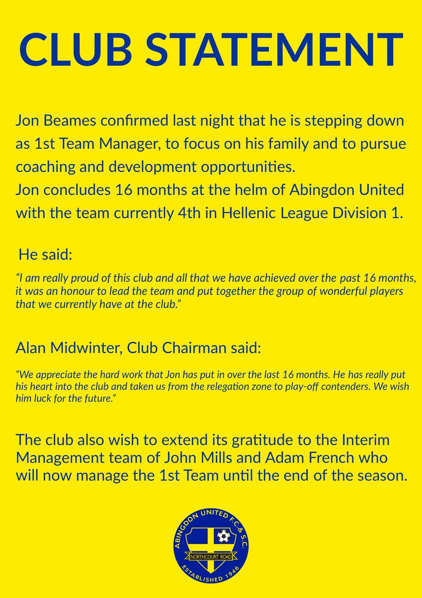 Abutdfc's tweet image. CLUB STATEMENT