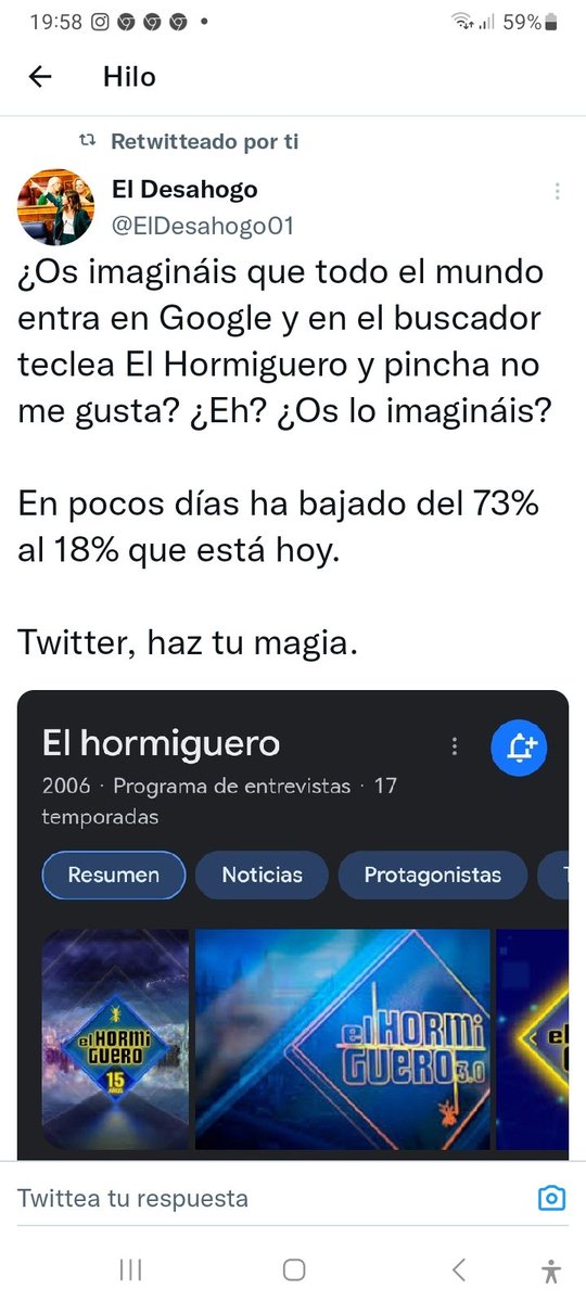 Que buena idea del camarada "El Desahogo. 👏👏👏👏Esos deditos!