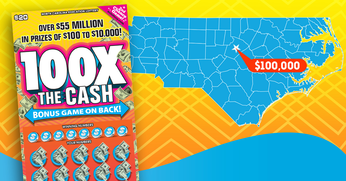 nclottery's tweet photo. Eugene Hunt of #Raleigh took a chance on a $20 scratch-off ticket and won a $100,000 prize! Hunt bought his lucky 100X The Cash ticket from Butner Family Fare on Central Avenue in #Butner. Congrats on the win, Eugene! #NCLottery https://t.co/4UYlTRff86 https://t.co/tVrZhMndEp