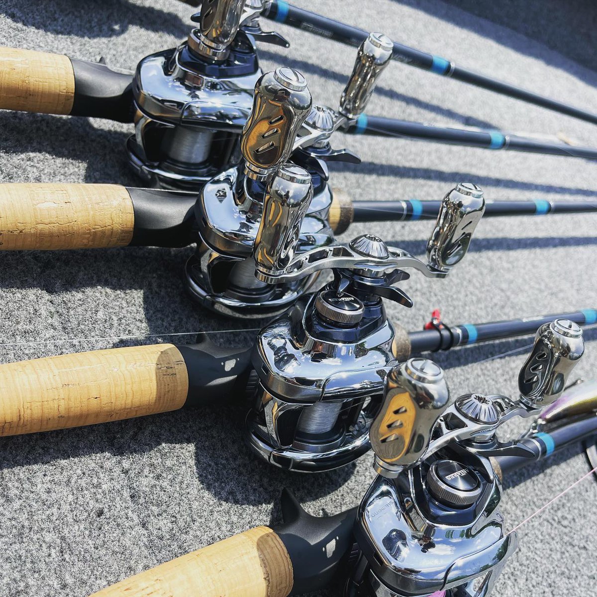 Fully loaded quiver. 

📸: @shimanoangler
#gomexus #FeelConnected #NRXplus #BassFishing #BassGear