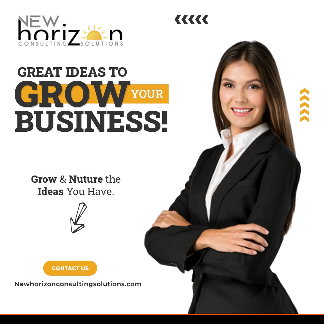 Build a door of opportunities with New Horizon Consulting Solutions... We provide exclusive services to help overcome the shortcomings of your business.

Contact us today!
newhorizonconsultingsolutions.com

#business #consultant #businessconsultant #freeconsultation #consultingagency