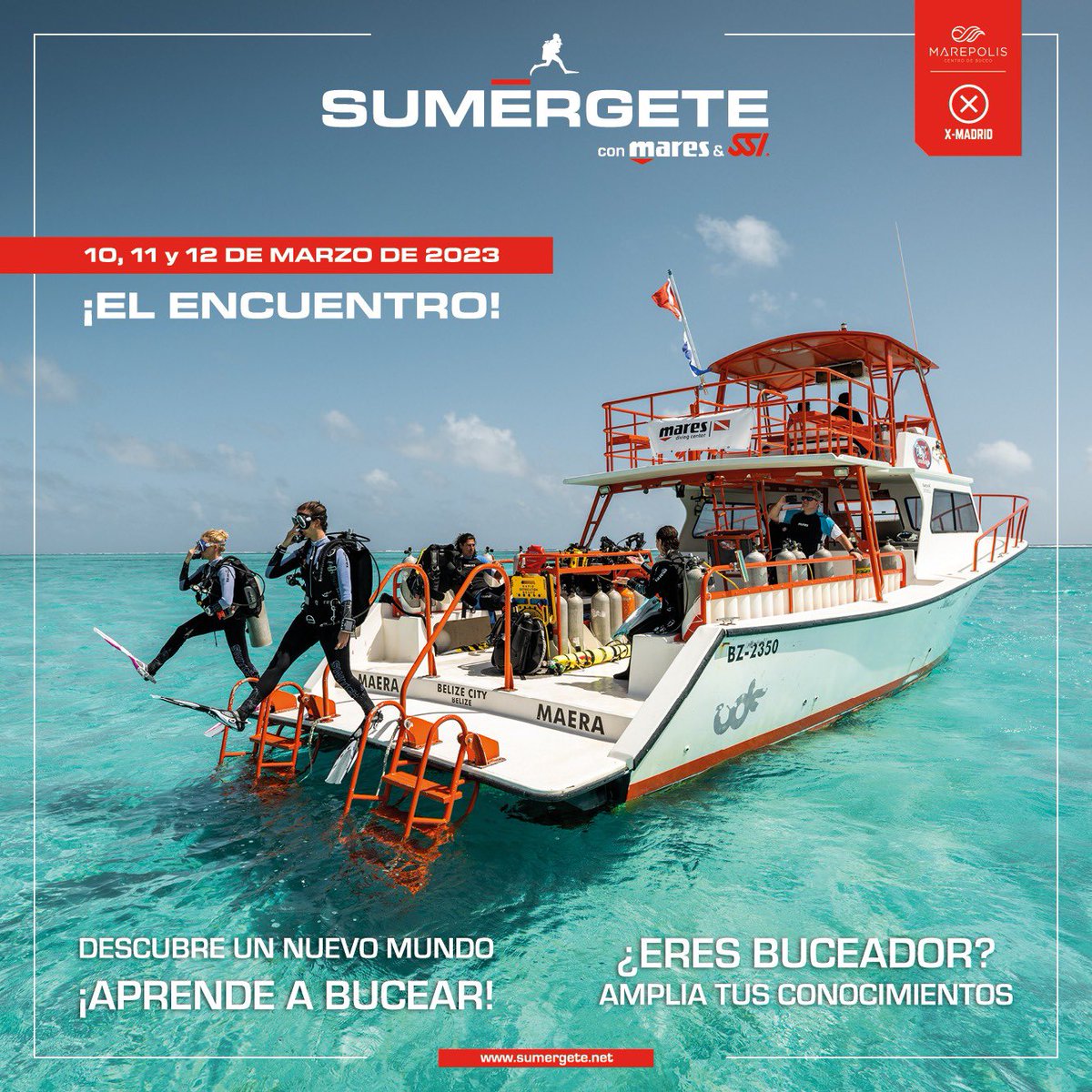 Buceadores_'s tweet image. Si queréis saber más sobre estas Jornadas de Agua, Buceo, Apnea, charlas, rebreathers, Awards, talleres y más en Madrid… el 10.11 y 12/3
👉Mañana entrevistamos a Marc Mayoral @marcmayohead DIRECTO IMPERFECTO en mi canal de IG
Conectad a las 21:00 con @ingridrieradive.🙌