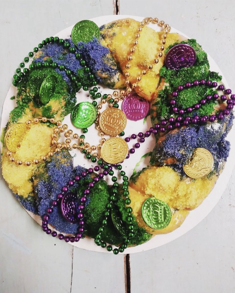 Celebrate #MardiGras like a king! 👑 Order your beautifully decorated <a href="/IndyBread/">Cornerstone Bread Co</a> King Cakes from Piazza Produce today! 💛💚💜

• Item 7327 - King Cakes, 6 ct case

Order by Feb. 18th for delivery by Fat Tuesday! 🎂

#kingcake #fattuesday #indylocal #eatlocal #cornerstonebreadco