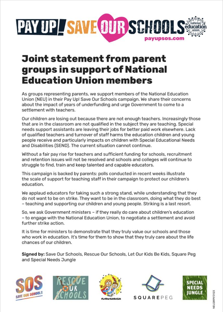 Save Our Schools UK (@saveschoolsuk) on Twitter photo 