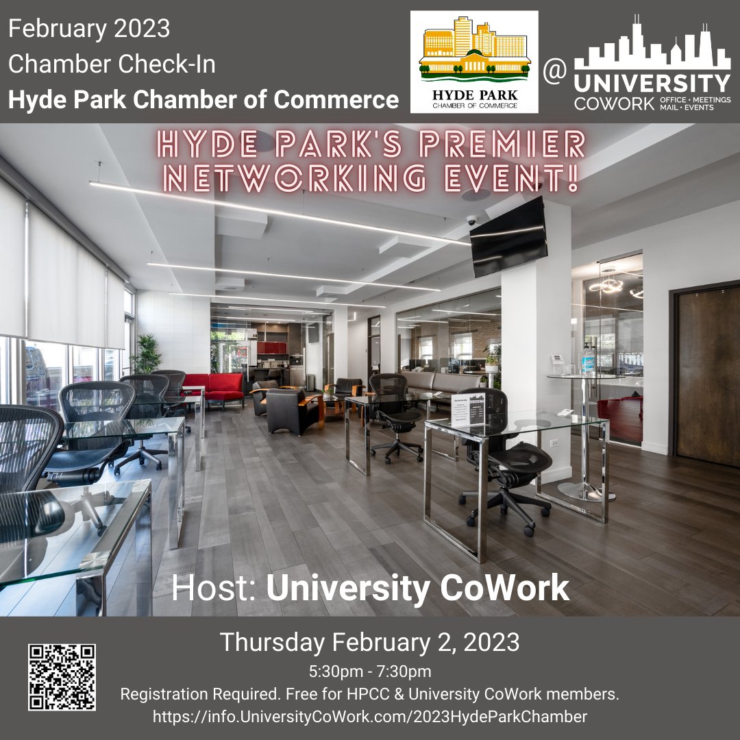 University CoWork Virtual Accelerator (@universitycw) on Twitter photo 103 Years in the Making! π
@UniversityCoWork is proud to host the #HydeParkChamber of Commerce at our #ChicagoOffice in #Woodlawn.
Join us Feb 2 @ 5:30pm π
RSVP: hubs.li/Q01zPDP-0
#HydePark <a href="/HPCCinfo/">Hyde Park Chamber</a> #Woodlawn #SouthsideChicago #Entrepreneur #UniversityCoWork #Business 103 Years in the Making! π
@UniversityCoWork is proud to host the #HydeParkChamber of Commerce at our #ChicagoOffice in #Woodlawn.
Join us Feb 2 @ 5:30pm π
RSVP: hubs.li/Q01zPDP-0
#HydePark <a href="/HPCCinfo/">Hyde Park Chamber</a> #Woodlawn #SouthsideChicago #Entrepreneur #UniversityCoWork #Business
