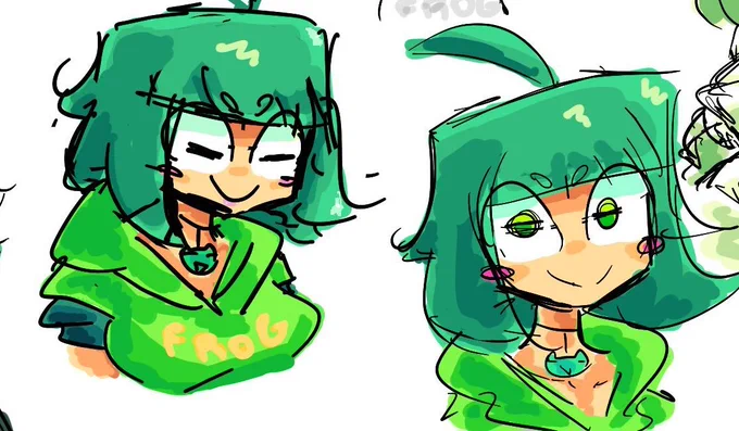Hyla has a lot of hairstyles 