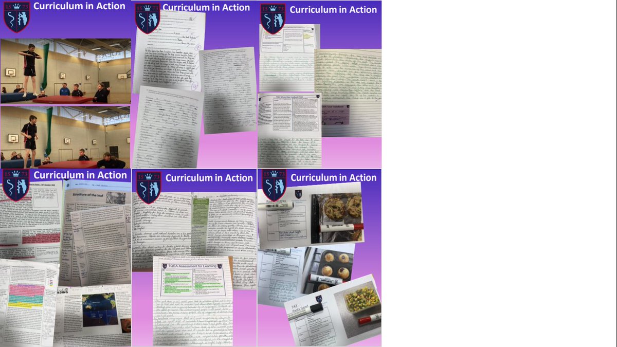 TQEA_Principal's tweet photo. Curriculum in Action#17. Here we see oracy in the form of Year 7 coaching trampolining in PE, text being the beating heart of a lesson across the curriculum, year 7 extended writing in Geography and reflections of practical work in Food. #Curriculum22 #Oracy #Reading #Writing https://t.co/3fMWPnrzZd