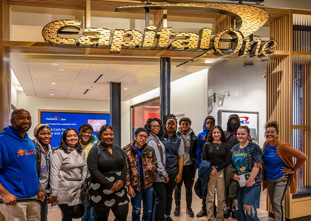 One World Education (@oneworldedu) on Twitter photo See the news story-tinyurl.com/bdcrcj4b- on the One World website about how Capital One Cafe Ambassadors helped One World students find their voice last month in downtown DC. Thank you, Phoebe, Tyrik, and Capital One! <a href="/capitalone/">Capital One</a> <a href="/capitalonenews/">Capital One Stories</a> #OneWorldDifference See the news story-tinyurl.com/bdcrcj4b- on the One World website about how Capital One Cafe Ambassadors helped One World students find their voice last month in downtown DC. Thank you, Phoebe, Tyrik, and Capital One! <a href="/capitalone/">Capital One</a> <a href="/capitalonenews/">Capital One Stories</a> #OneWorldDifference