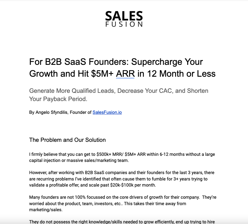 I am (basically) giving away $5M to every person that reads this:

80+ pages on literally everything you need to do to hit $5M ARR or more this year with your SaaS business.

Also applicable for Agency type businesses.

If you want access:
- Like
- RT
- Reply "Frosty"
