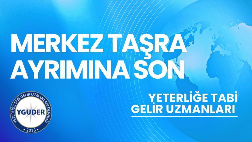 Her nerede adaletsizlik varsa işte o düzeltilmelidir. #merkeztaşraayrımıhaksızlıktır