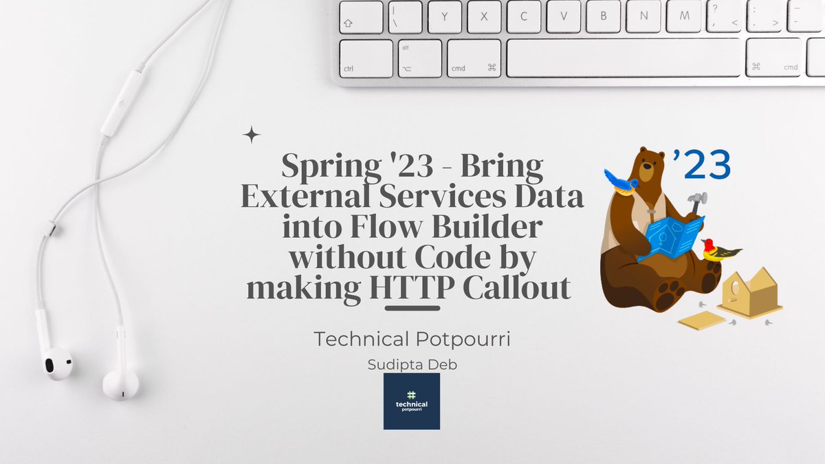thesudiptadeb's tweet image. ✨ Live in 10 Mins - External Services in Flow - HTTP Callout | Spring 23 Feature 

youtu.be/n-vHAqr6KiI @SalesforceDevs @SalesforceAdmns #salesforce #flow #salesforceflow