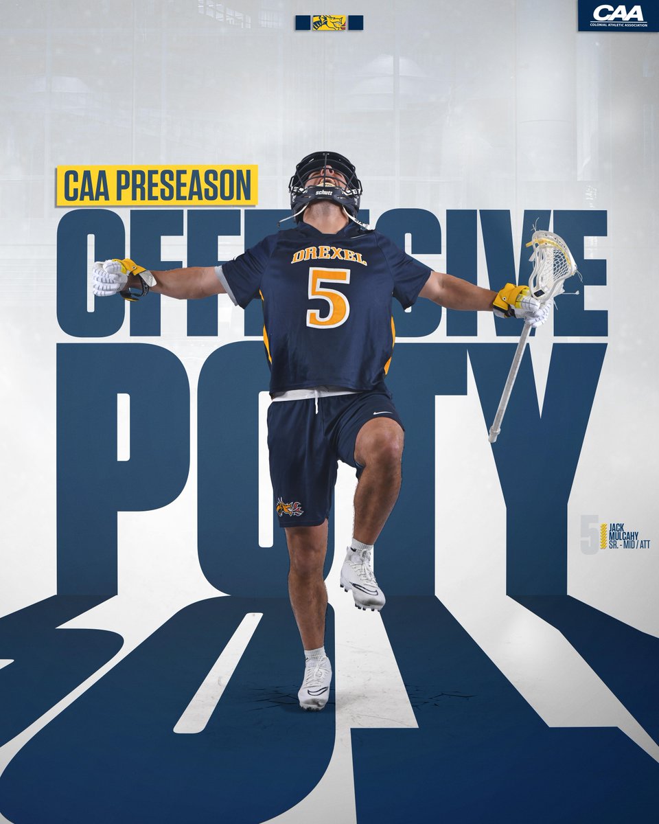 Jack Mulcahy Named CAA Men's Lacrosse Preseason Offensive Player of the Year

📰 | bit.ly/3jg2Bsu
