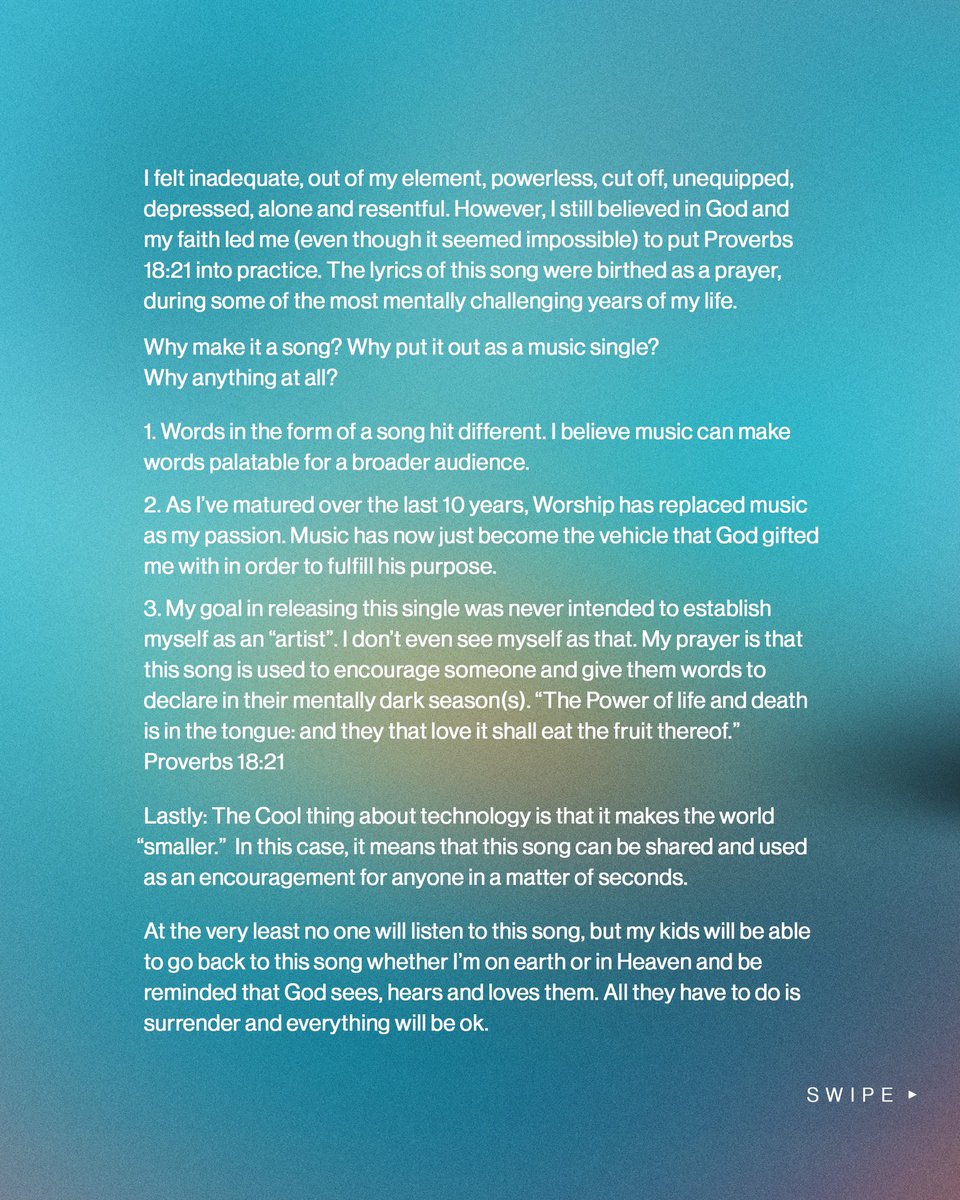 howardhd2's tweet photo. Yoooo, check my new single out when you get a chance! Hope it encourages you! 

https://t.co/DIvE7xQZwk https://t.co/TUnebhsKU8