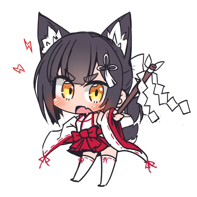 #デフォルメ絵描きの通常頭身絵
これ 