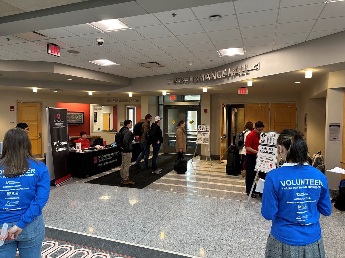 EngProfEduc's tweet photo. We had a great time connecting with @OSUengineering students &amp; alumni at the @SWEtalk Career Fair today!  

If we missed you, let's connect virtually to discuss which of our programs can help you achieve your professional goals. 

#BuckeyeEngineers #EngineeringForEveryone https://t.co/q5Fajlm2t6