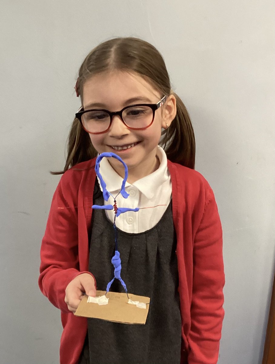 As artists and designers, Year 2 created their own unique superhero structure from wire. The children bent, twisted and shaped their wire before adding modelling clay. This was part of their <a href="/kapowprimary/">Kapow Primary</a> sculpture and mixed media unit. #ConfidentIndividuals