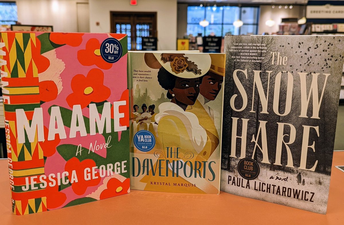 Our February book club, YA book club, and Discover titles are out today! 

#books #newreleases #bookclub #bnbookclub #historicafiction #bookstagram #barnesandnoble #bnbuzz #seattle #tukwila
