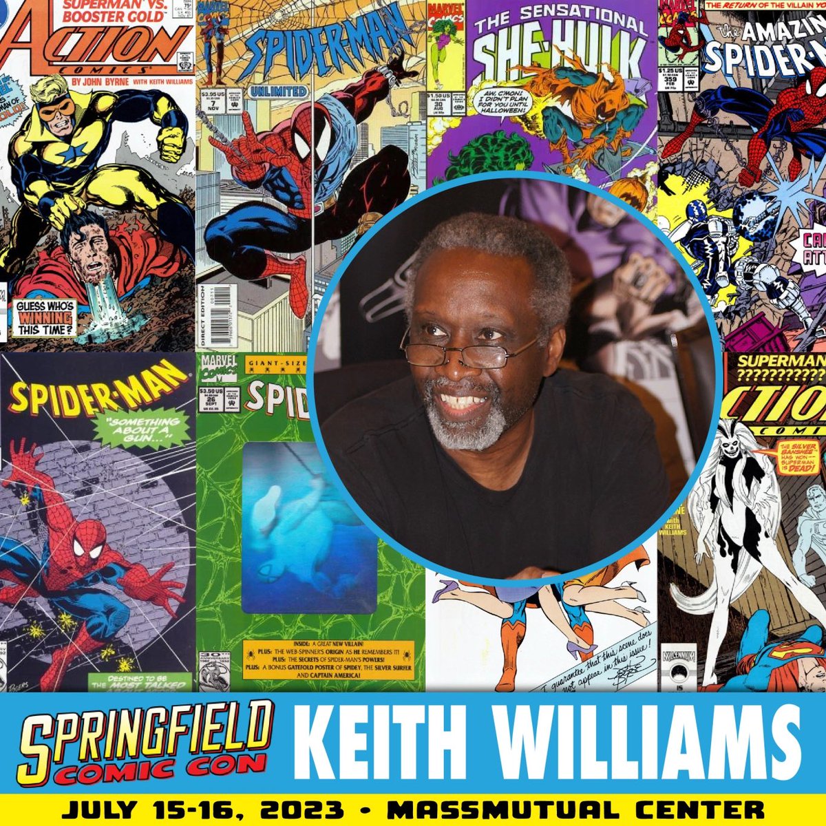 Hey there Springfield Comic Con Fans, we have a Special Guest announcement! ❤️💛

We are super proud to welcome Special Guest Keith Williams to Springfield Comic Con 2023! 🙌

Don't miss your chance to meet Keith and many more! 🎉
springfieldcomiccon.com