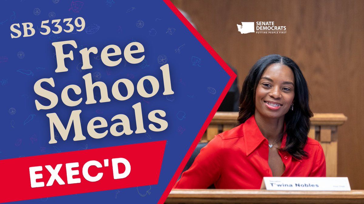 ICYMI: @SenatorNobles' #SchoolMeals4All advanced out of Senate Early Learning & K-12 Education. Students are one step closer to receiving school meals universally. Success for our students 🧑‍🎓🎒📚 cannot be limited by their ability to afford food.🍎 #WALeg #WAEdu #SB5339