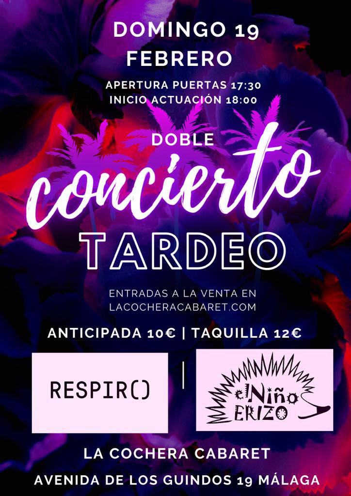 Vente de concierto con nosotros y con <a href="/ErizoNino/">El Niño Erizo (Oficial)</a>   Tus entradas aquí 
lacocheraentradas.com/shows/details/…