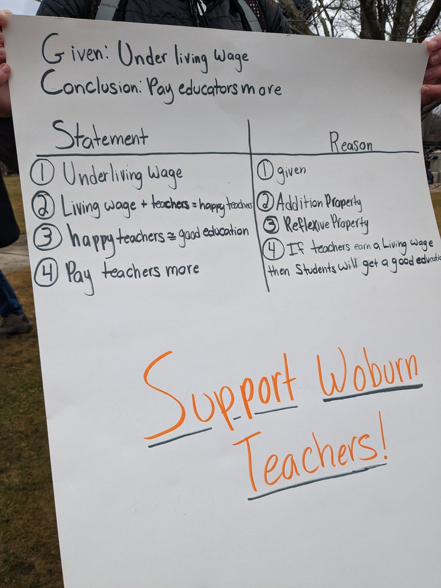 Woburn educators are on strike for a second day as Mayor Galvin refuses to properly fund our schools! #faircontractnow #whodoyoutrust