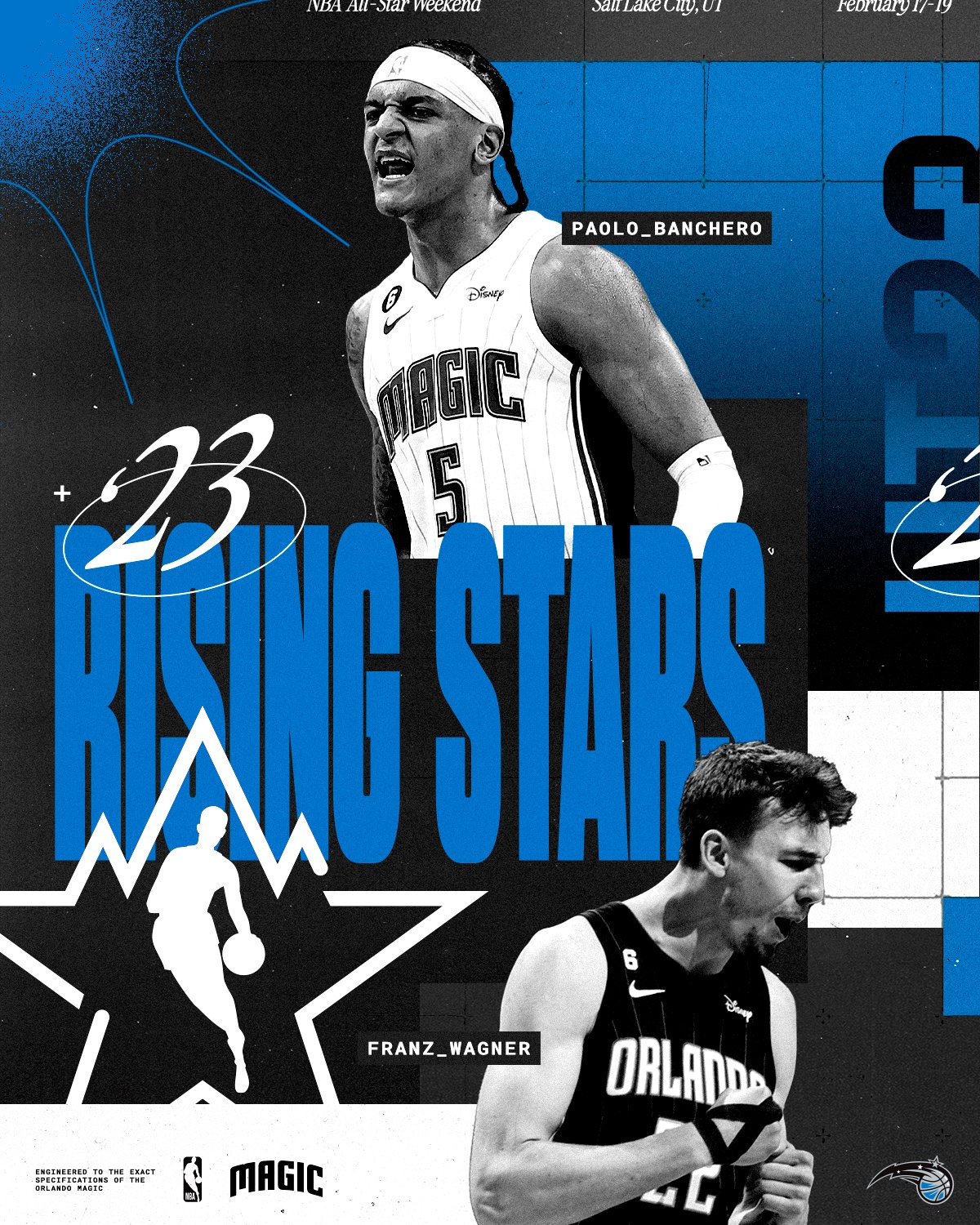 Trends International NBA Orlando Magic - Paolo Banchero Feature Series 23  Poster