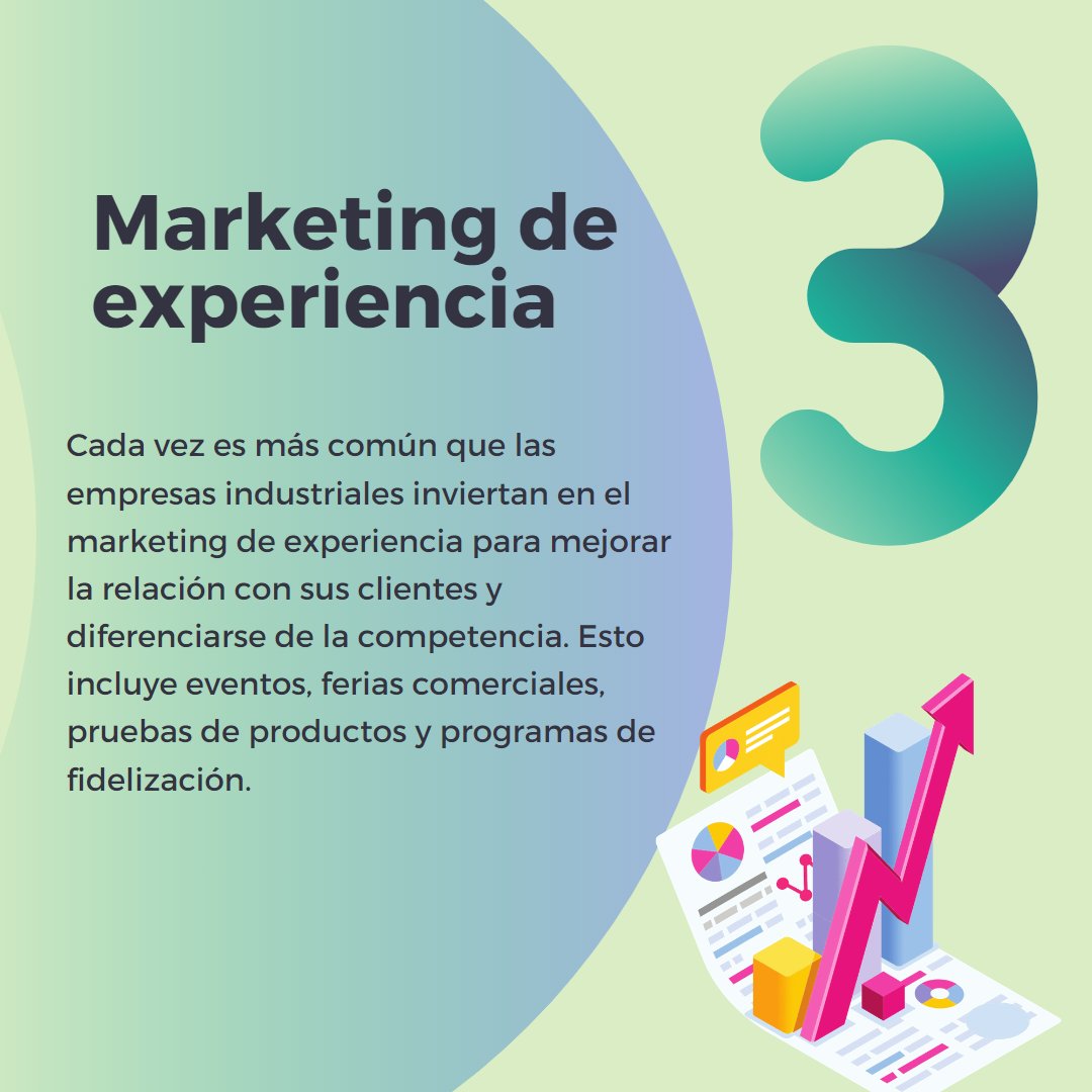 BP_latam's tweet photo. ¡Mantente actualizado con las últimas tendencias en #MKTB2B para empresas industriales! Te invitamos a conocer las 4 tendencias más importantes que impactarán en el éxito de tu negocio. ¿Quieres conocer más? Hablemos https://t.co/tahycanfvX https://t.co/I96qhN49FG